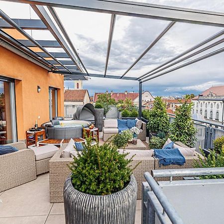 ミシュコルツBuekk Penthouse, Panorama Jacuzzivalアパートメント エクステリア 写真